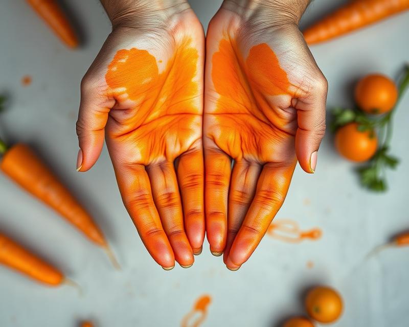 Pomarańczowe plamy na dłoniach – przyczyny i sposoby usuwania image-1744148155.jpg