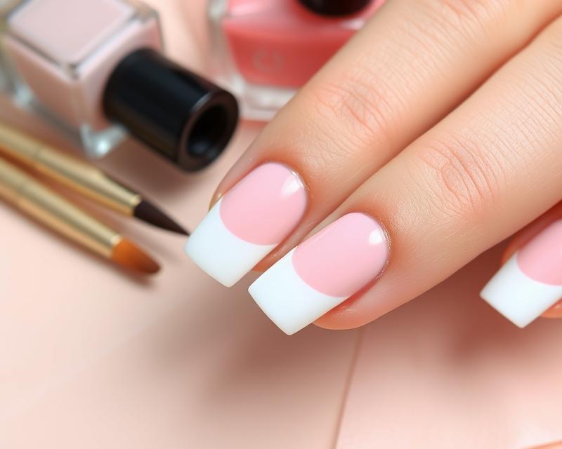 Jak zrobić french manicure zwykłym lakierem krok po kroku? image-1744200882.jpg